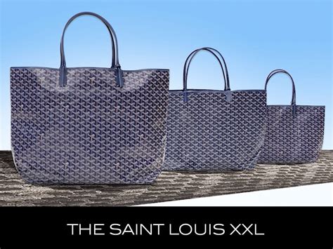 goyard st louis bag|goyard st louis tote sizes.